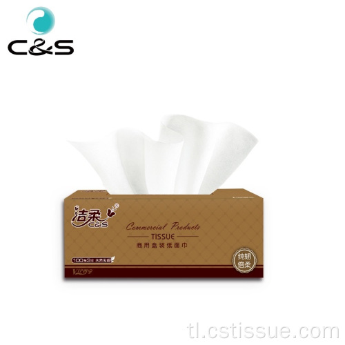 3 ply 100 sheet box facial tissue paper